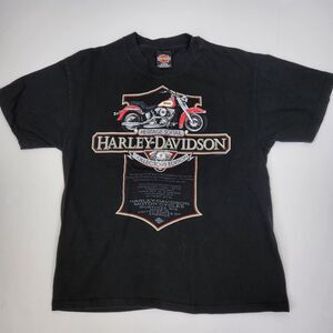 Harley Davidson Vintage 1996 Heritage Softail Collectors Edition Daytona Tee L